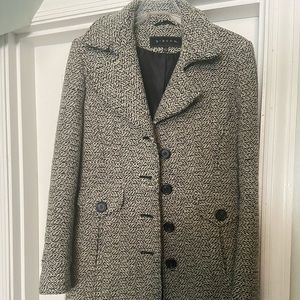 Wool blend pea coat